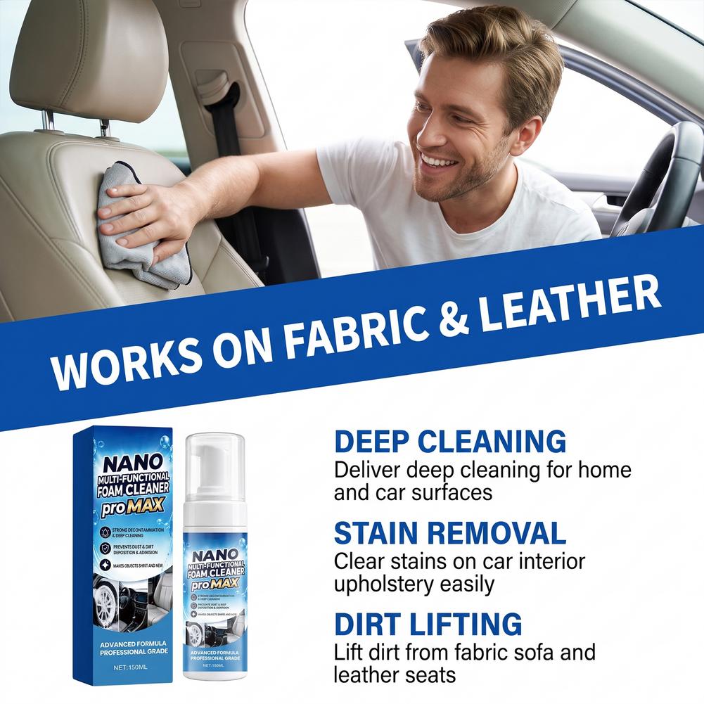 Foam Cleaner Cleaning Stubborn - огляд і ціна Seat Cleaner Fabric