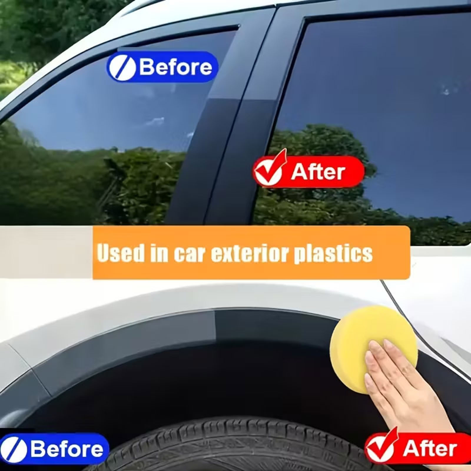 Tire Coating UV Protection Car - огляд і ціна Trim Restorer Plastic